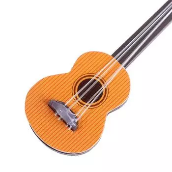 Кукольный домик миниатюрный инструмент мини-гитара для украшения дома детские деревянные игрушки