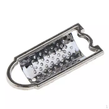 Кукольный домик, миниатюрный металлический дуршлаг для сыра, украшение для кухни 1:12 шкала