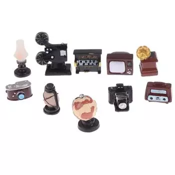 Кукольный домик миниатюрный ретро моделирование мебель модель игрушки для декора кукольного дома A8