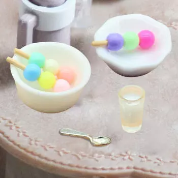 Кукольный домик, миска, мини-шашлык, шары, аксессуары, игрушки для вечеринки, ролевые игры, принадлежности для самостоятельного изготовления, реквизит для фотосессии, еда