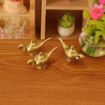 Кукольный домик Моделирование Мини-домашняя сцена Маленький чайник Модель Аксессуары Модель Украшения