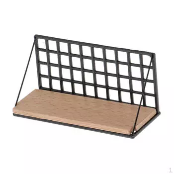 Кукольный домик настенная полка современная миниатюрная кухня черный