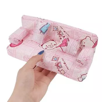 Миниатюрный диван в кукольный дом 20*7.5*9см игрушка для детей