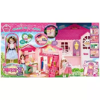 Кукольный домик One&One Ding Dong Welcome My Home Cherry House Special 6297, розовый, популярные игрушки для корейских детей
