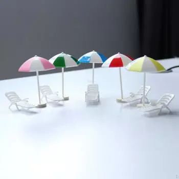 Кукольный домик, пляжные аксессуары, комплект мебели, декор для садовых сцен из жизни на открытом воздухе, топпер для торта, аквариум