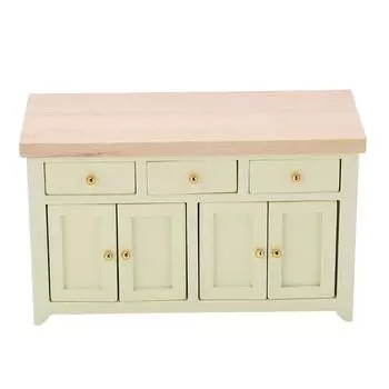 Кукольный домик Шкаф 1:12 масштабная гостиная миниатюрный кукольный домик березовый шкаф для хранения кремового цвета