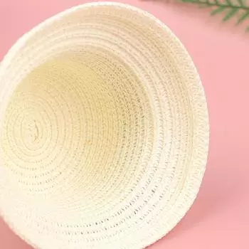 Кукольный домик, соломенная шляпа, плетеная вручную, для куклы 1/6, аксессуары, украшения бежевый