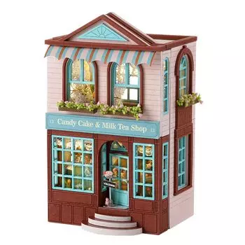 Кукольный домик Spilay, миниатюрная деревянная мебель, мини-кукольный домик ручной работы с масштабом, креативная деревянная игрушка для творчества, подарок на день рождения для взрослого друга