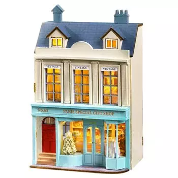 Кукольный домик Spilay, миниатюрная деревянная мебель, мини-кукольный домик ручной работы с масштабом, креативная деревянная игрушка для творчества, подарок на день рождения для взрослого друга