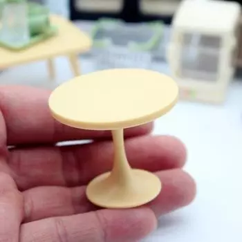 Кукольный домик своими руками Мини круглый стол Микро сцена Модель Спальня Семья Игрушки Кукла Девочка Подарок Кукольный домик Миниатюрная мебель Аксессуары