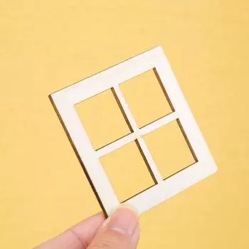 Кукольный домик в нескольких стилях, миниатюрная деревянная оконная рама, аксессуары «сделай сам», кукольный дом, игрушки