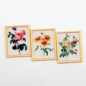 Кукольный домик в современном стиле, иллюстрация, абстрактная фреска, гостиная, сцена, аксессуары, мини-модель мебели телесный