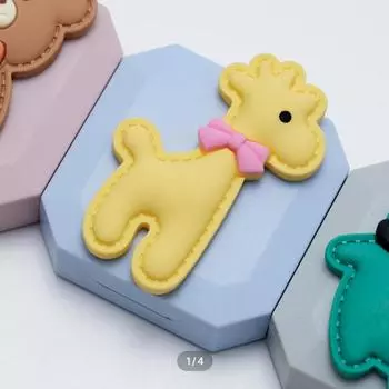 кукольный футляр для линз жираф