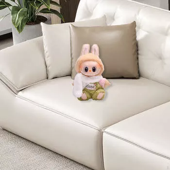 Кукольный комбинезон, костюм, одежда с шарфом для кукол ростом 15-17 см, подарки на День благодарения green