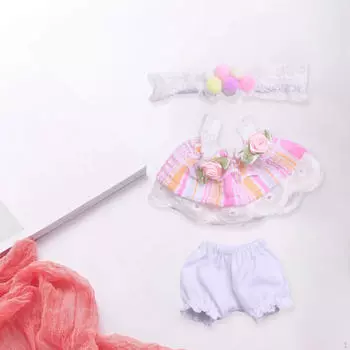 Кукольный костюм для платья, сменная одежда для занятий хобби, аксессуар для костюма, одежда для жёлтый