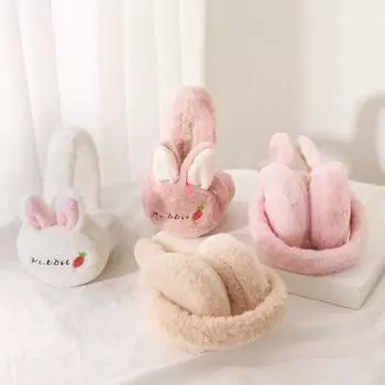 Кукольный Кроличий Ухо Ушной Шарф Зимний Чехол Для Ушей Мягкие Наушники Женские Наушники Детские Чехол Для Ушей A