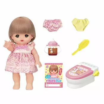 Кукольный набор Когда ты повернешься, Ты сможешь использовать туалетный набор Мел-тян 2! розовый