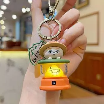 Кукольный ночник брелок мультяшный кулон сумка изысканный медведь брелок мальчик девочка зелёный