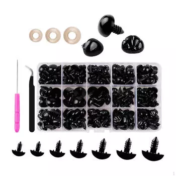 Кукольный нос Черные куклы Изготовление поделок Безопасные глаза Носы Плюшевые DIY Аксессуары Изготовление поделок