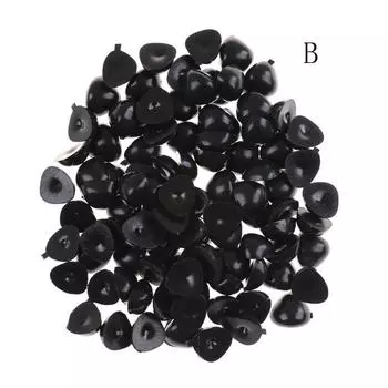 Кукольный нос Дети DIY Детские 10 шт./пакет треугольная игрушка плюшевый мишка 7x8 мм 7x9,5 мм Аксессуары для кукол Пластиковые игрушки для кукол аксессуары ручной работы 7MM*9MM коричневый