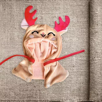 Кукольный плащ лося, комплект одежды, милый костюм для кукол, подвеска