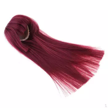 Кукольный полный парик / 4 синтетических волос для кукол, шиньон для изготовления