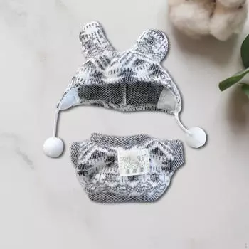 Кукольный свитер Удобная подвеска Съемная одежда для 15 см Серый серый