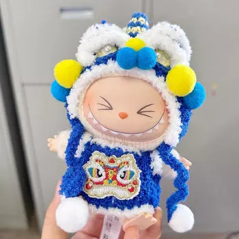 Кукольный танец льва одежда Cos аксессуар модная одежда для маленьких девочек DIY наряд с синий