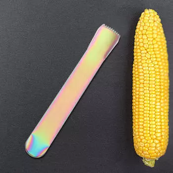 Кукурузная овощечистка для удаления початков из нержавеющей стали с противоскользящей ручкой, удобный инструмент для пилинга Colorful