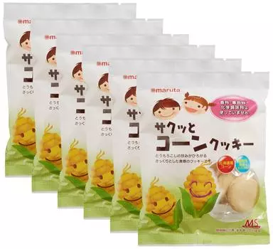 Кукурузное печенье MS Quick Corn Cookies 24 шт. xx 6 пакетиков (2 12П)