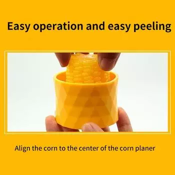 Кукурузомолотка Инструмент Из Нержавеющей Стали Резак Кухонные Принадлежности Принадлежности Продукт жёлтый