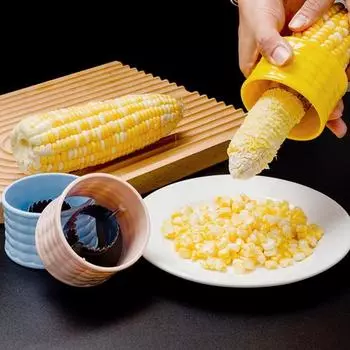 Кукурузоочиститель из нержавеющей стали, инструмент для легкого поворота кукурузной шелухи для легкого удаления зерен, прочный кухонный гаджет