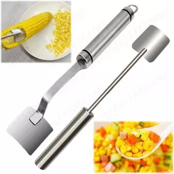 Кукурузоочиститель из нержавеющей стали, инструмент для удаления кукурузных початков, инструмент для удаления кукурузных зерен, кухонный инструмент для фруктов и овощей