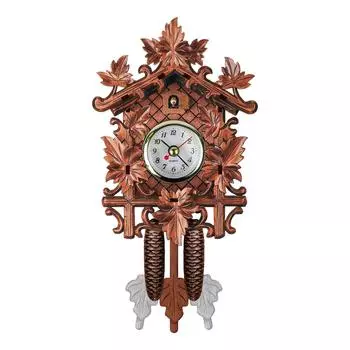 Кукушка настенные часы будильник колокольчик ретро часы деревянные гостиная часы птица кукушка будильник настенные часы украшения L3
