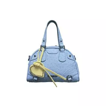 Культиватор Оригинальный Нишевый Узор Страуса Контрастный Цвет Миллениум Гяру Портативная Наплечная Мини Сумка-Подушка 2025 Лето Blue (In Stock)