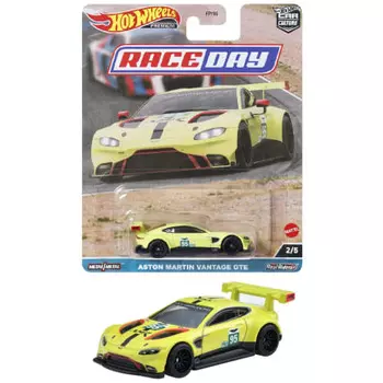 Культура автомобилей Hot Wheels - День гонок - Aston Martin Vantage GTE [от 3 лет] HKC60