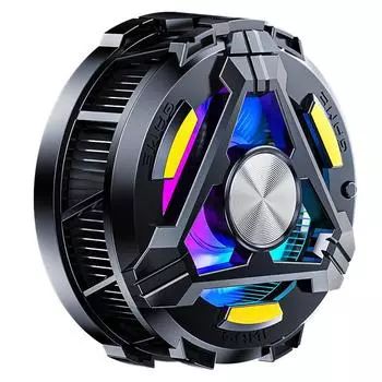 Кулер для планшета 2 в 1, RGB-подсветка, 25 Вт, игровой охлаждающий вентилятор, 3 режима, регулируемый магнитный радиатор-кулер для мобильного телефона для iPad телефона