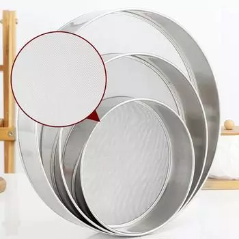 Кулинария Мука Просеиватель Обеденный Бытовой Инструмент Сетка A