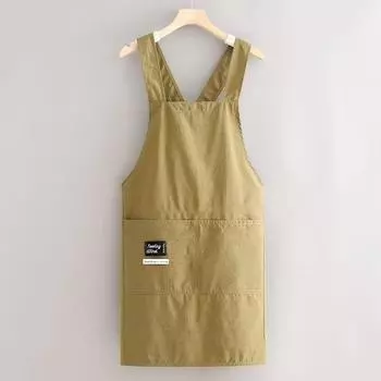 Кулинарные кухонные фартуки Дышащие Износостойкие Взрослые Поясные фартуки Защищающие от загрязнений Мягкая Ресторанная Рабочая одежда Домашняя