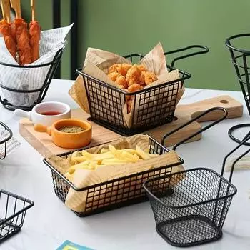 Кулинарные принадлежности Держатели для картофеля фри, курицы и темпура - Кухонные принадлежности для жарки еды Кухонные принадлежности