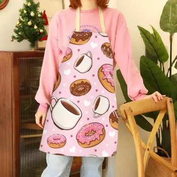 Кулинарный фартук Yousheng, мягкий на ощупь, универсальный, льняной, удобный в носке, фартук для выпечки H