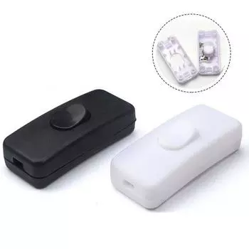 Кулисный переключатель 110 ~ 250 В, 2 фута, настольная лампа управления DPST