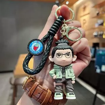Кулон автомобильный брелок 1 шт. игрушка 3D кукла Наруто Саске Какаши мультфильм подарок ювелирный аксессуар 5