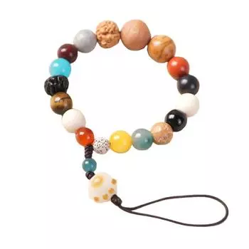 Кулон для телефона в китайском стиле Бодхи, защита от потери, кошачьи подвески для мобильного телефона, брелок для ключей автомобиля, DIY декор Style A