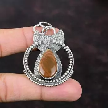 Кулон из императорской яшмы, стерлингового серебра 925 пробы, удивительные ювелирные изделия ручной работы, подвеска из драгоценного камня высокого качества, подарок для друга, новые ювелирные изделия