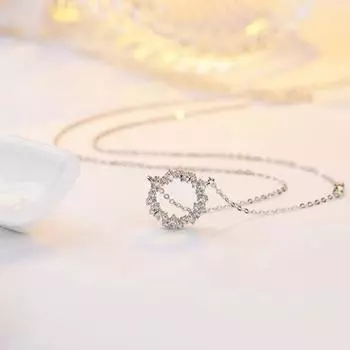 Кулон-колье, светлый роскошный эстетический нишевый ожерелье на ключице, ювелирные изделия для женщин, подарок