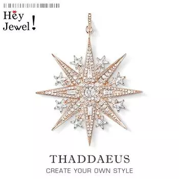 Кулон Lucky Magic Star, розовое золото, весенние новые украшения 2023, романтические украшения из стерлингового серебра 925 пробы, уникальный волшебный праздничный подарок для женщин