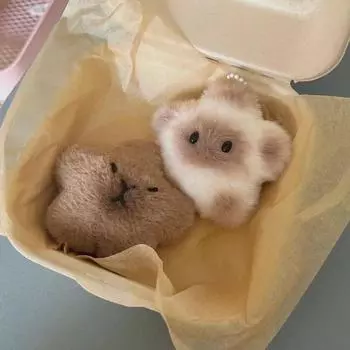 Кулон, милая рыба фугу, плюшевая игрушка, брелок, креативный рюкзак, подвесные украшения, подарок другу коричневый