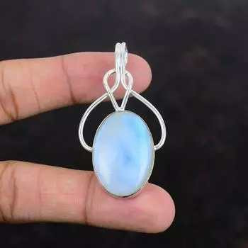 Кулон Rainbow Mystic Opal, натуральный драгоценный камень, кулон из стерлингового серебра 925 пробы, кулон ручной работы для мамы, подарки для нее, ювелирные изделия Mystic Opal