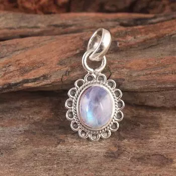 Кулон Рейки, Серебряный кулон, Ювелирные изделия ручной работы, Серебро 925 пробы, Подарки для нее, Хрустальный кулон для исцеления, Рождественский подарок белый